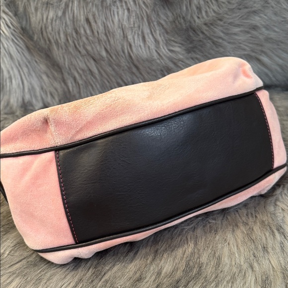 Vintage Juicy Couture Peach Satchel/Shoulder Bag with Chain Handles - Picture 12 of 16